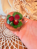 VINTAGE CHERRIES PAPERWEIGHT