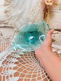 VINTAGE MURANO TEARDROP ORNATE DISH - 2 AVAILABLE
