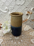 POTTERY VINTAGE BLUE VASE