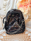 VINTAGE STARRY SEQUIN BACKPACK