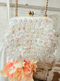 VINTAGE SEQUIN HOLLYWOOD REGENCY PURSE