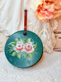 VINTAGE HAND PAINTED FLORAL CRUMB CATCHER