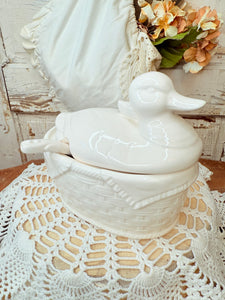 VINTAGE JAPAN DUCK TUREEN