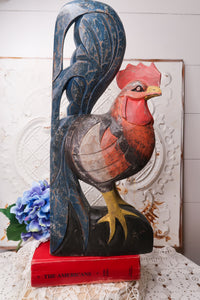XL ROOSTER VINTAGE STATUETTE #2