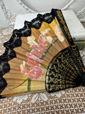 ORNATE FLORAL VINTAGE LARGE FAN