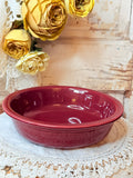 VINTAGE FIESTA BURGUNDY BOWL - 3 AVAILABLE