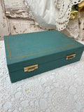 VINTAGE TEAL BOX