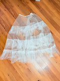 VINTAGE 1950S TULLE PETTICOAT WITH RUFFLES