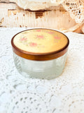 VINTAGE FLORAL ART DECO POWDER TRINKET JAR