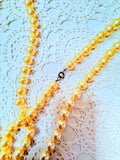 VINTAGE EXTRA EXTRA LONG IVORY CREAM PEARLS