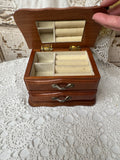 VINTAGE AMAZING WOOD JEWELRY BOX
