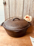 VINTAGE CAST IRON DUTCH OVEN RARE
