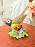 VINTAGE LENOX BIRD STATUETTE - HOODED WARBLER