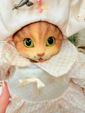 VINTAGE KITTY CAT SHELF SITTER DOLL