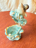 VINTAGE DOLPHIN GEM STUDDED JEWELRY TRINKET DISH