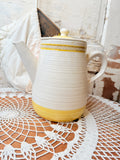 VINTAGE YELLOW FRANCISCAN PITCHER