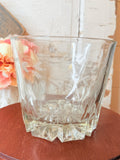 VINTAGE ETCHED GLASS ICE BUCKET