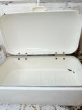 VINTAGE XLARGE ENAMEL BREAD BOX
