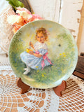 VINTAGE NURSERY RHYME PLATE - “Little Miss Muffet”
