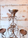 VINTAGE ORNATE TALL CANDELABRA