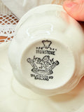 VINTAGE IRONSTONE TEACUP AND SAUCER SET - 6 - AVAILABLE