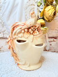 VINTAGE MCCOY PEACOCK VASE