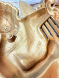 Large cherub with harp wall decor ￼