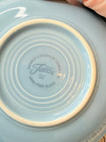 VINTAGE FIESTA WARE - LIGHT BLUE TEACUP AND SAUCER SET
