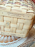 EXTRA RARE PASTEL XL LONGABERGER WITH LINER BASKET