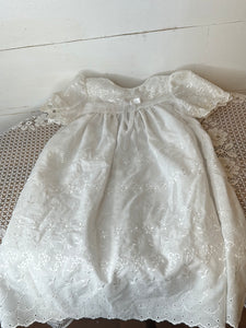 VINTAGE EYELET BABY DRESS