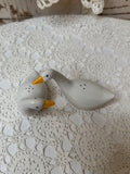 VINTAGE SET OF GEESE SALT AND PEPPER SHAKERS