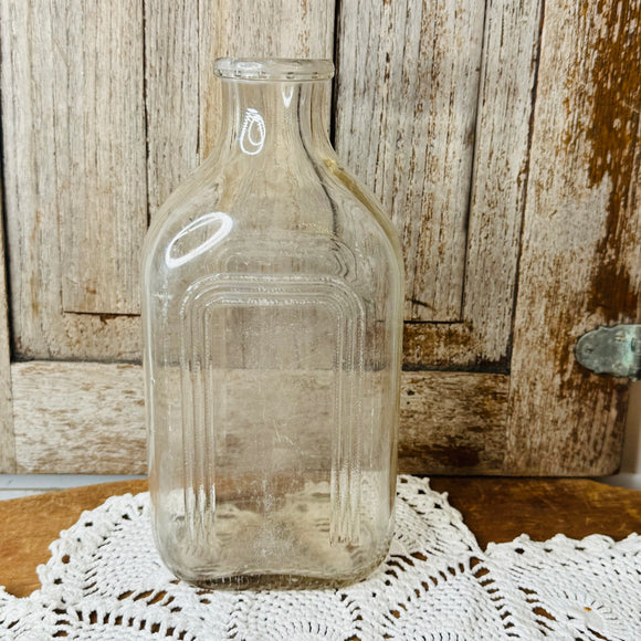 VINTAGE GLASS REFRIGERATOR PITCHER BOTTLE FRIDGIE