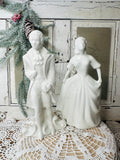 KPM SET OF BERLIN WHITE VICTORIAN STATUETTES FIGURINES