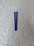 SET OF 2 VINTAGE PARK CENTRAL RESTAURANT COBALT BLUE GLASS BAR STIRRERS