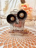 VINTAGE GRATER OWL DECOR HANDMADE