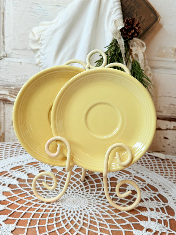 FIESTA WARE SET OF PLATES - YELLOW
