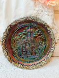RARE VINTAGE FENTON CARNIVAL GLASS PLATE #3