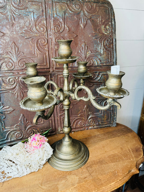 ANTIQUE EARLY 1900’S SILVER CANDELABRA