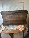 LARGE ANTIQUE WOOD BOX #1