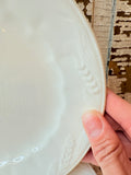 SET OF 2 IRONSTONE WHEAT PATTERN LUNCH PLATES WILKINSON - 2 SETS AVAILABLE