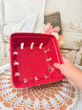 GINGHAM LARGE CERAMIC BERRY BASKET