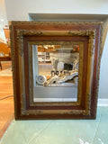 ORNATE ONE OF A KIND ANTIQUE CARVED WOOD XL FRAME