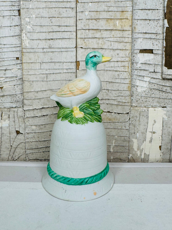 CERAMIC VINTAGE BELL - DUCK