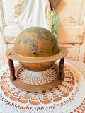 RARE MUSICAL BAR GLOBE WITH CORDIAL GLASSES