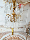 VINTAGE GOLD GILTED HANGING SWAG LAMP PLUG IN - 2 AVAILABLE