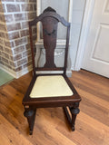 VINTAGE WOODEN CHILDS ROCKING CHAIR RARE