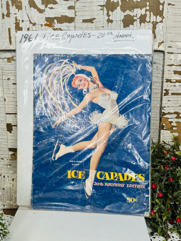 ICE CAPADES VINTAGE RECORD ART