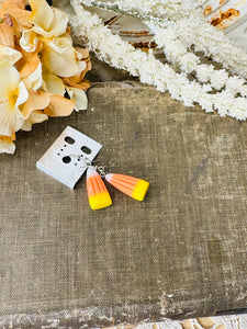 CUTE CANDY CORN EARRINGS