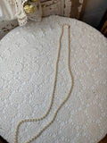 LONG VINTAGE PEARL NECKLACE