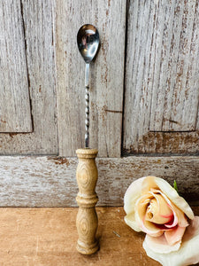 VINTAGE WOODEN STIR SPOON